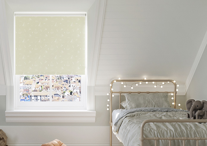 Seaside Sailing, Cream Sands - Twist&Fit Roller Blind - Image 3